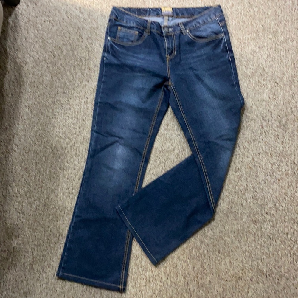 Wide legged- bootleg- Denim pants